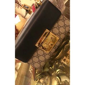 Padlock small GG shoulder bag